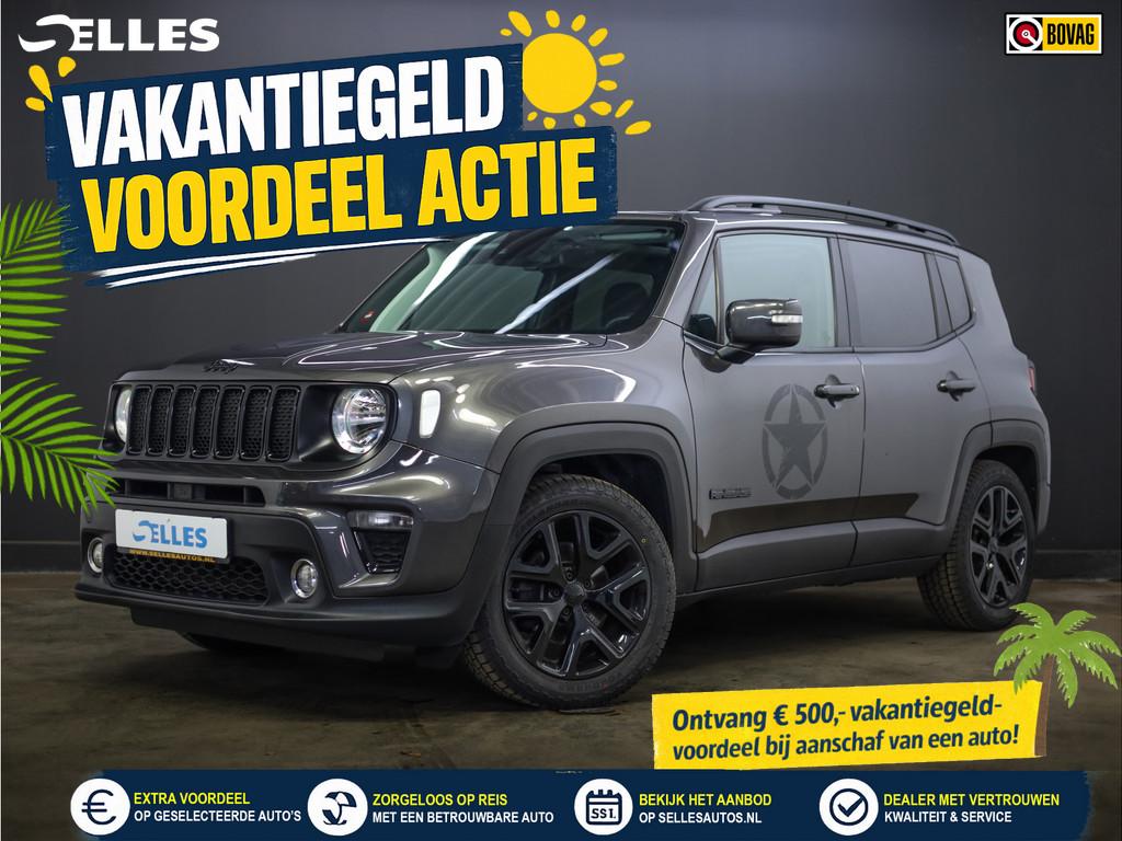Jeep Renegade 1.3T DDCT S | Trekhaak | Panoramadak | Night E, Auto's, Jeep, Gebruikt, 4 cilinders, 150 pk, Bedrijf