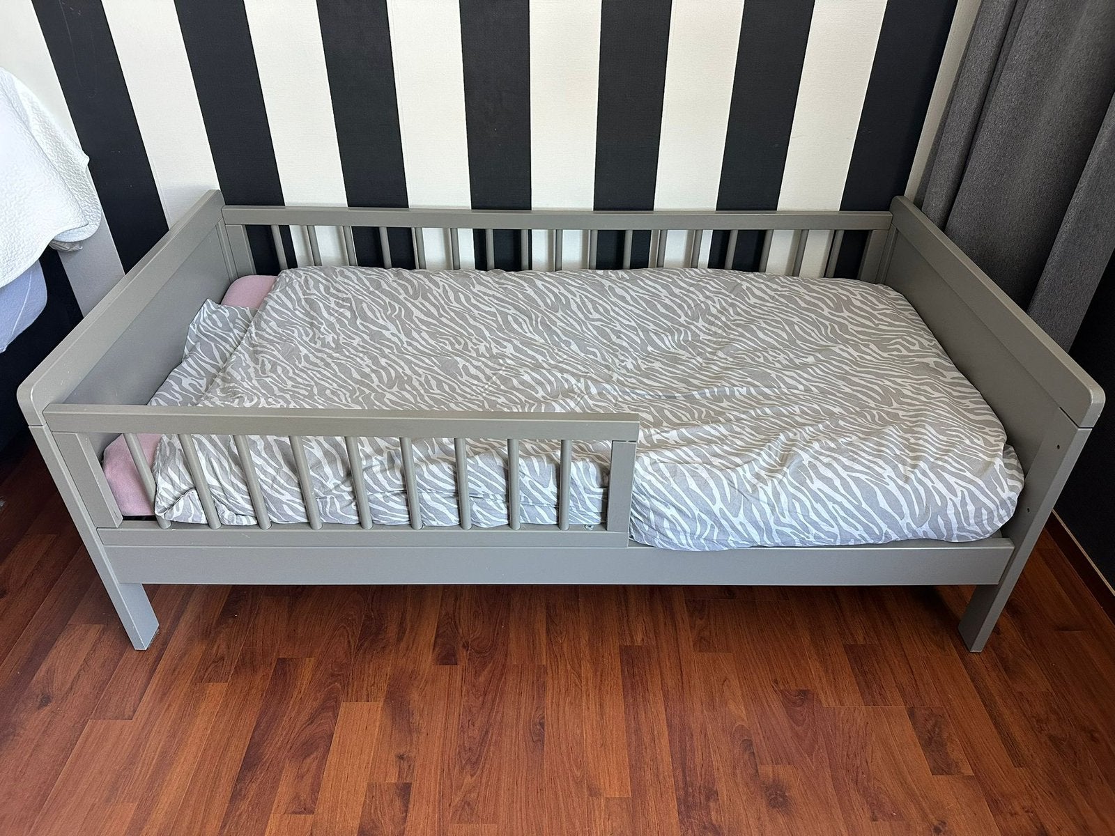 Petit Amelie kinderbedje incl. Aerosleep matras en topper, Gebruikt, 70 tot 85 cm, 140 tot 160 cm, Ophalen