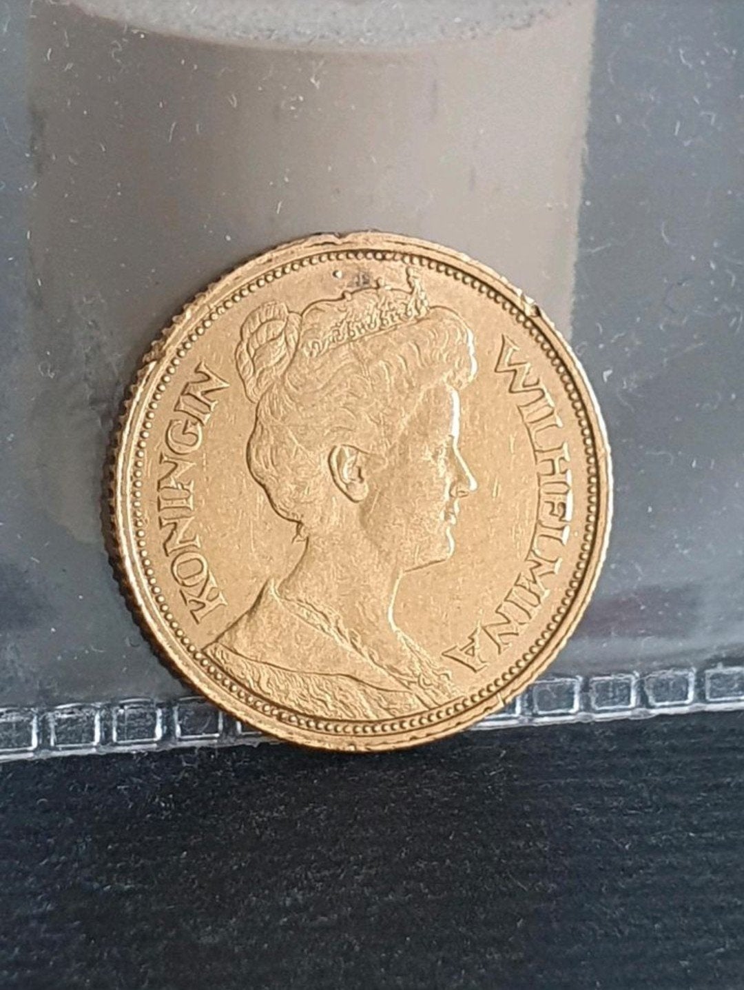 gouden 5 gulden 1912 koningin Wilhelmina, Losse munt, Goud, Goud, Ophalen of Verzenden