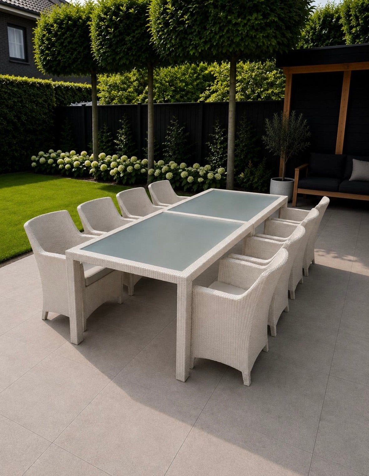 Dedon Barcelona Tuinset Loungeset, Ophalen of Verzenden, Zo goed als nieuw, Wicker