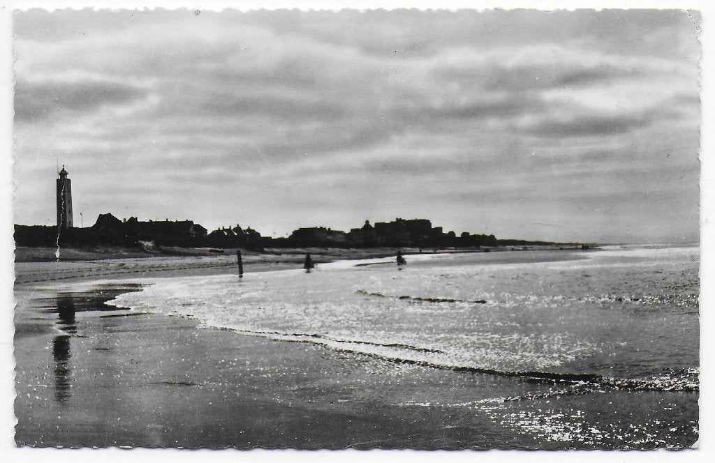 Noordwijk aan Zee Avondstemming Ansichtkaart ( B6996 ), Ophalen of Verzenden, 1960 tot 1980, Ongelopen, Zuid-Holland