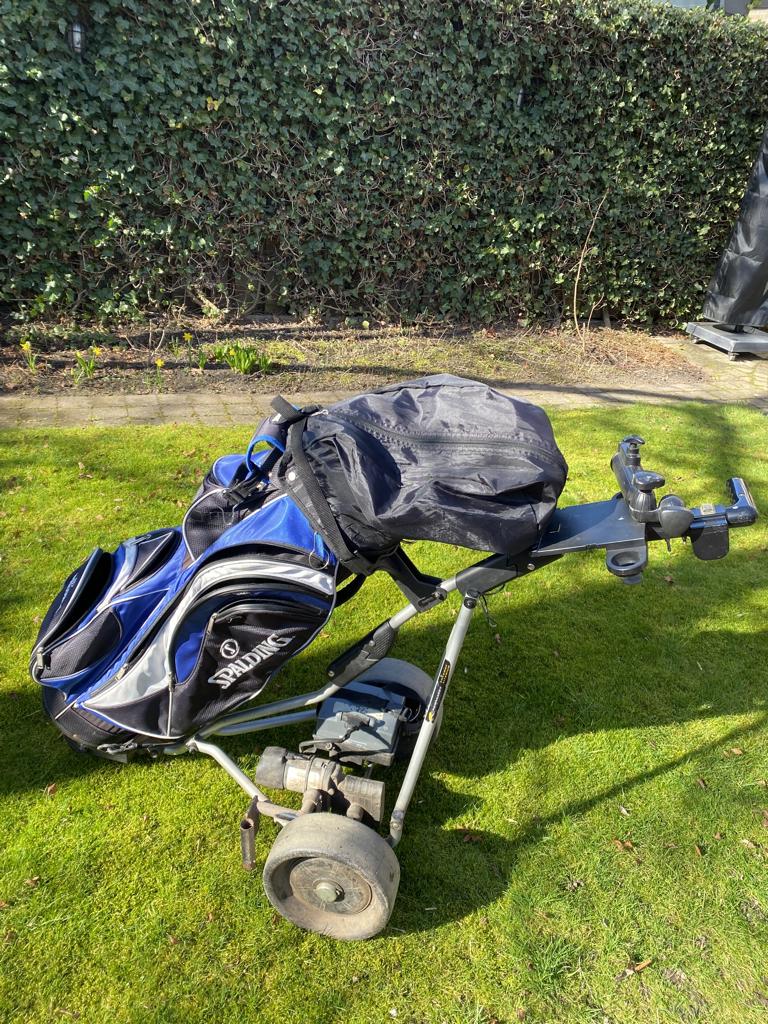 golfset met electrische trolley, Sport en Fitness, Golf, Gebruikt, Set, Overige merken, Ophalen