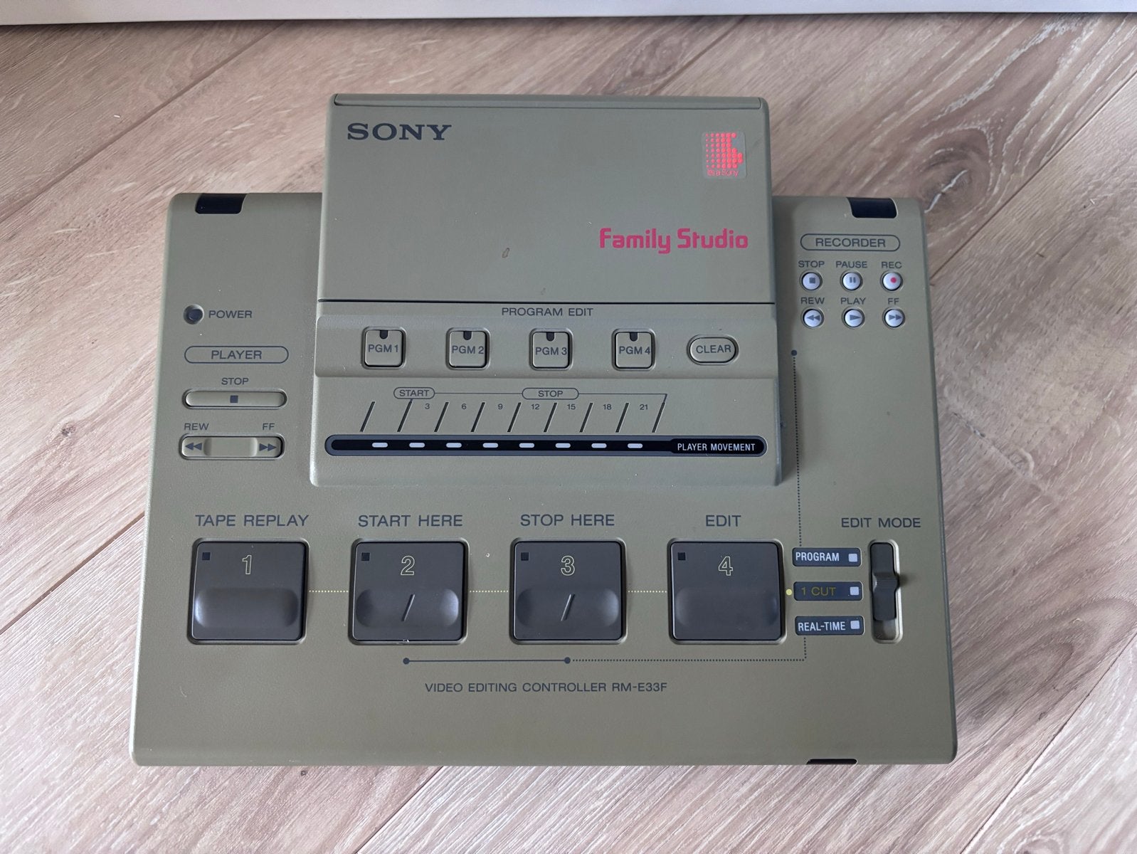 Sony Family Studio Video Editing Controller RM-E33F, Ophalen of Verzenden, Niet werkend, Video
