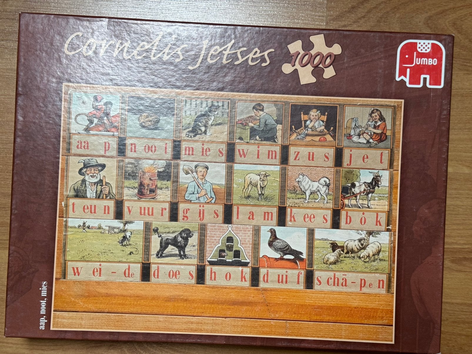 Jumbo aap noot mies puzzel, Ophalen of Verzenden, 500 t/m 1500 stukjes, Zo goed als nieuw