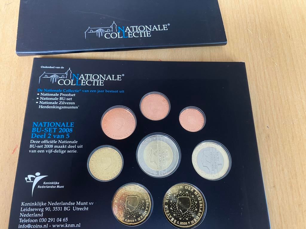 Nederland 2008 euromunt set, Postzegels en Munten, Munten | Europa | Euromunten, Ophalen of Verzenden, Overige landen, 2 euro