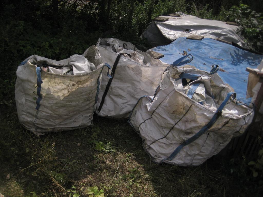 big-bags, Ophalen, Gebruikt, Minder dan 5 m², Overige typen