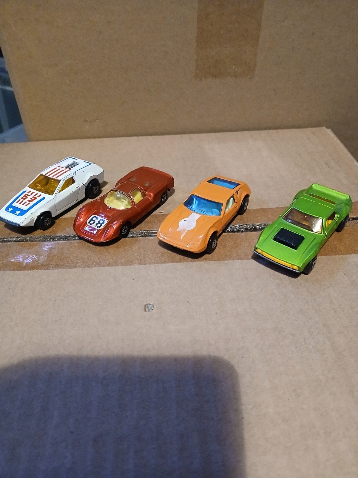 8x Oude Modellen Auto's, Ophalen of Verzenden