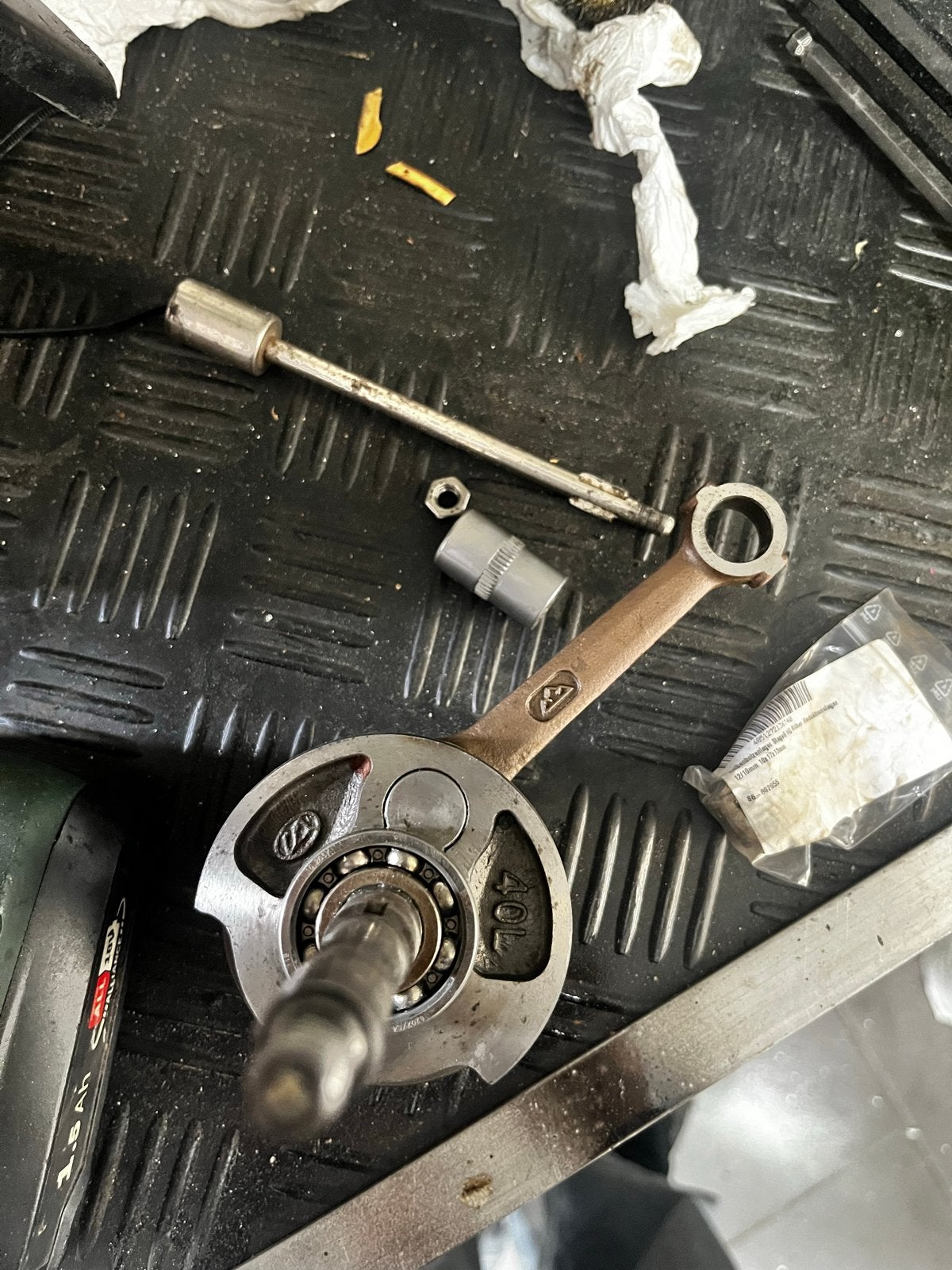 Racekrukas Vespa Ciao met Polini krukaslagers, Ophalen, Gebruikt, Blok, Vespa