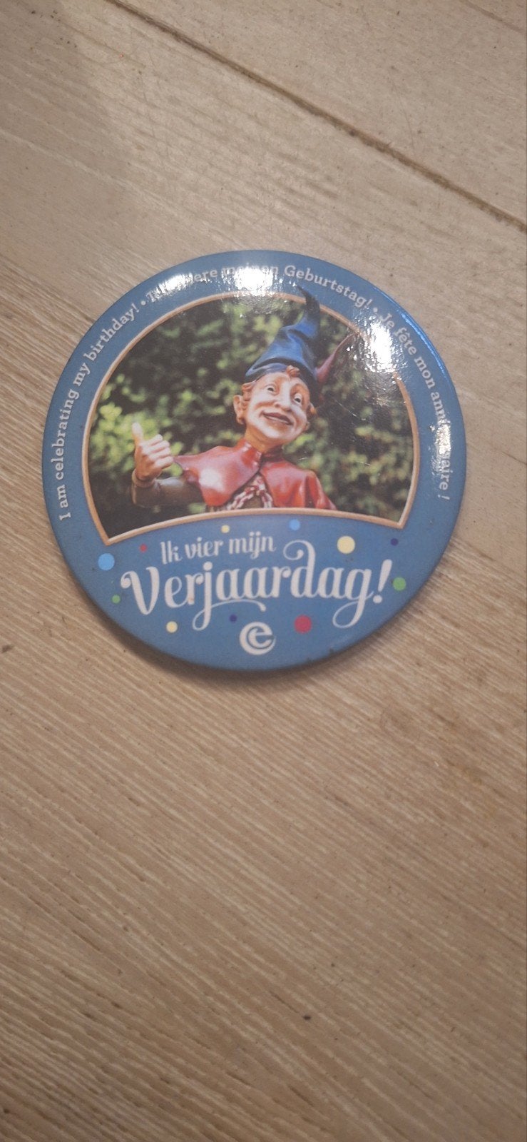 efteling button (7626), Verzamelen, Efteling, ., Ophalen of Verzenden, Zo goed als nieuw, .