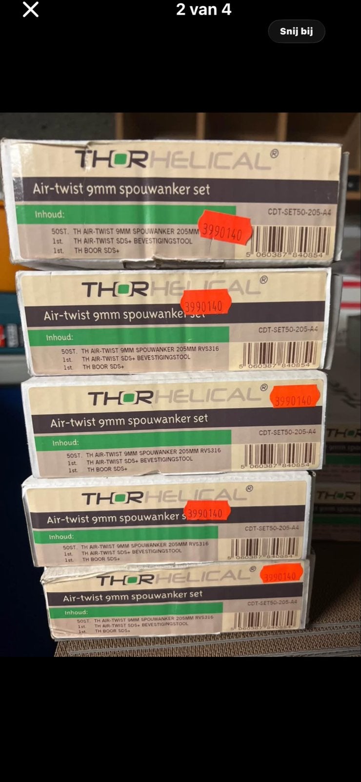 Spouwankers div maten klein partijtje, 100 tot 250 mm, Overige typen, Nieuw, Ophalen of Verzenden