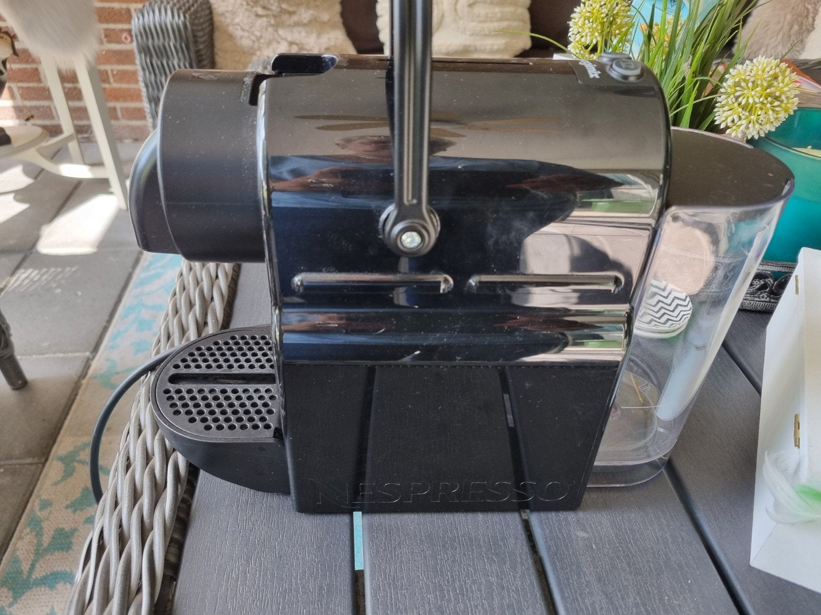 Nespresso Magimix koffiecupmachine - Zwart, Ophalen, Gebruikt, Espresso apparaat, 1 kopje