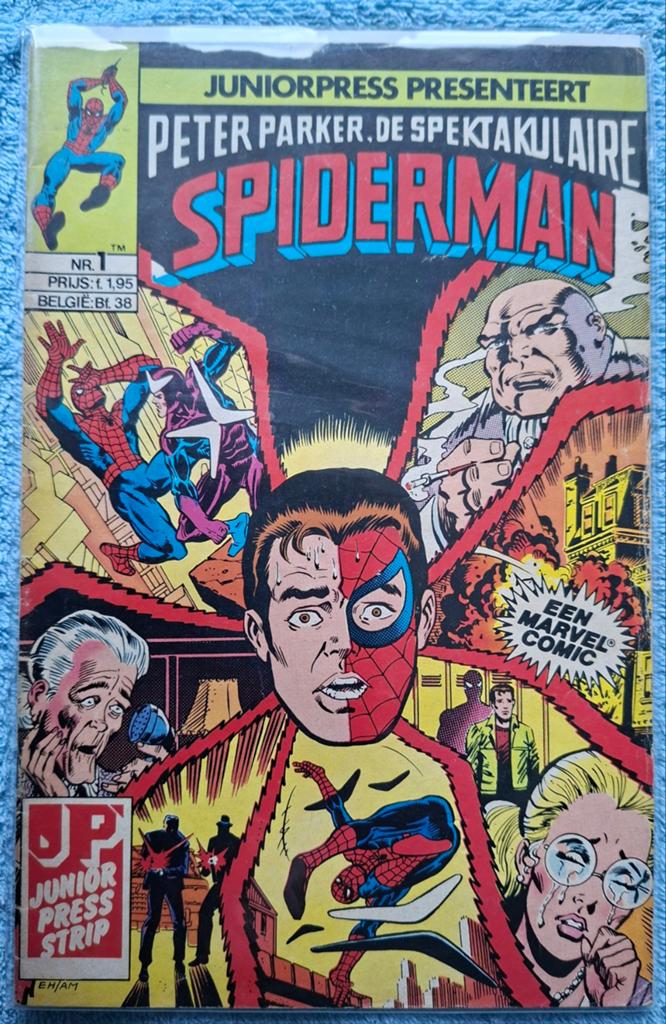 PETER PARKER SPEKTAKULAIRE SPIDER-MAN #1. 1983 JUNIOR PRESS, Eén comic, Ophalen of Verzenden, Gelezen, Europa
