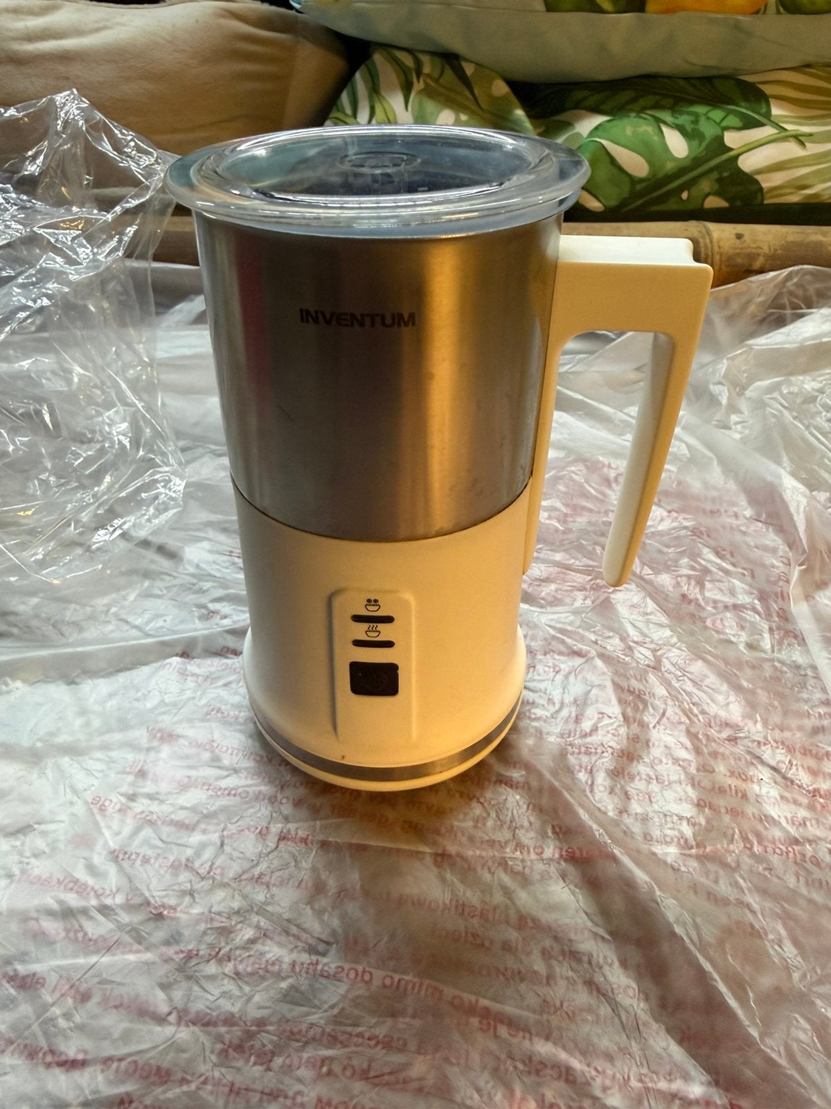 Inventum MK351 Melkopschuimer – RVS – Met originele doos, Ophalen of Verzenden, Zo goed als nieuw