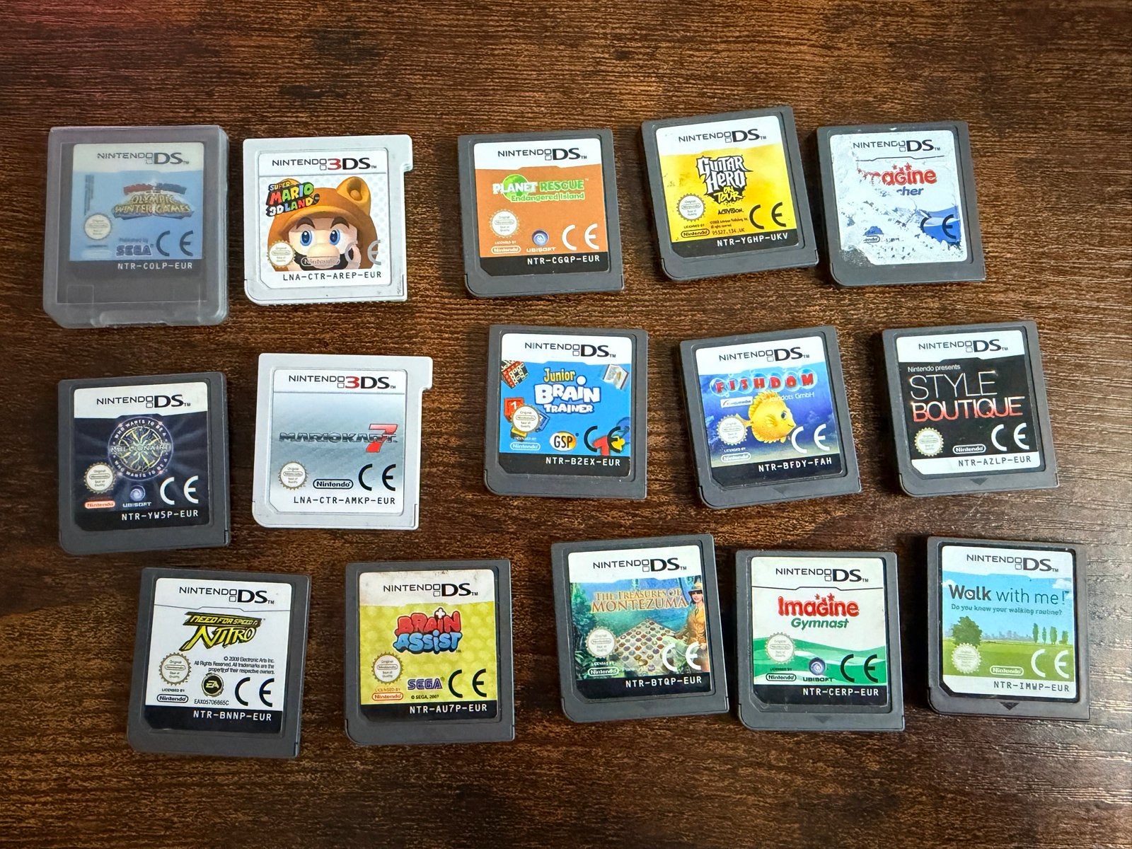 Collectie Nintendo DS en 3DS games, Spelcomputers en Games, Online, Gebruikt, Overige genres, 1 speler