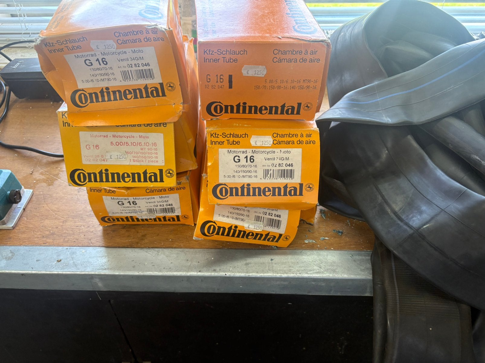 Binnenband motor Continental G16  (partij), Ophalen of Verzenden, Nieuw