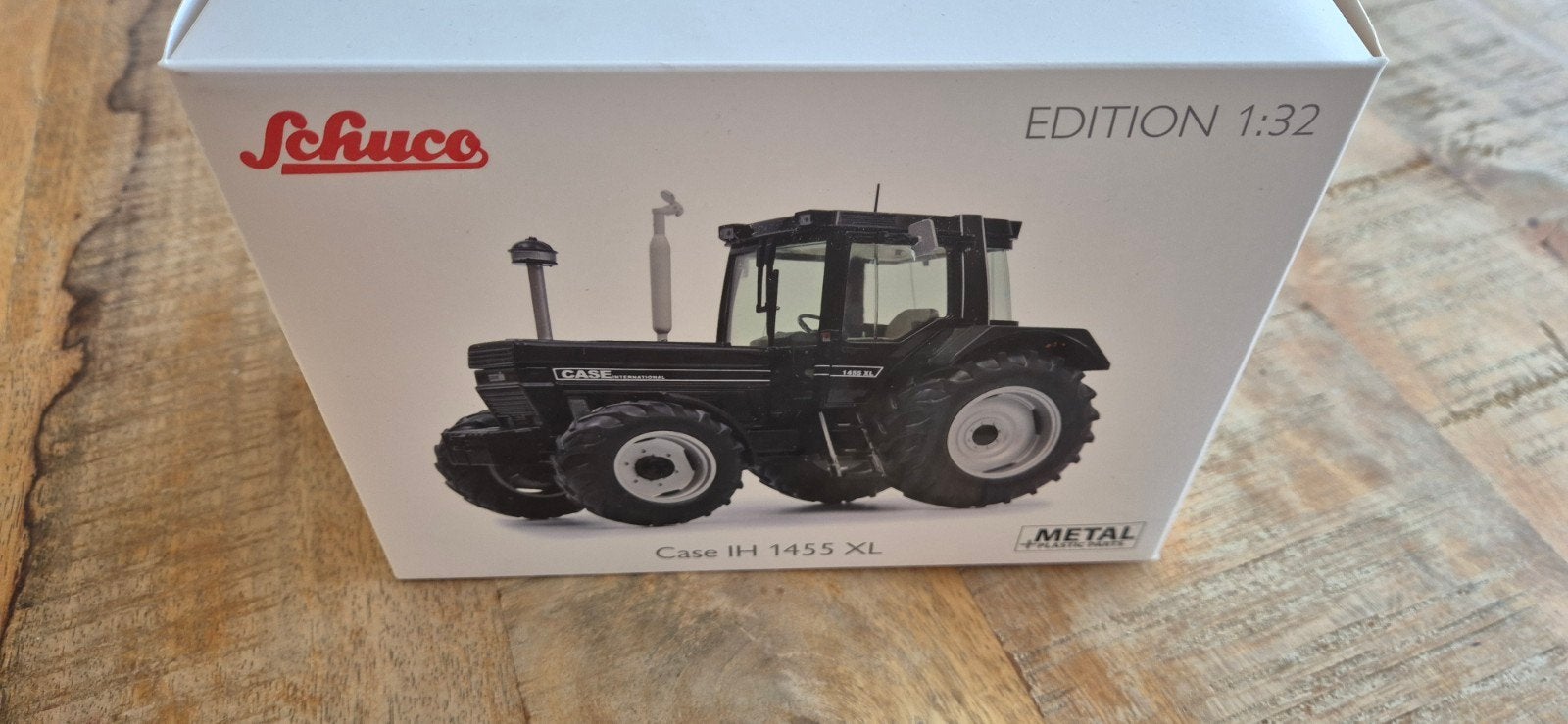 Case ih 1455 xl schuco zwart Black, Ophalen of Verzenden, Nieuw, Tractor of Landbouw, Schuco