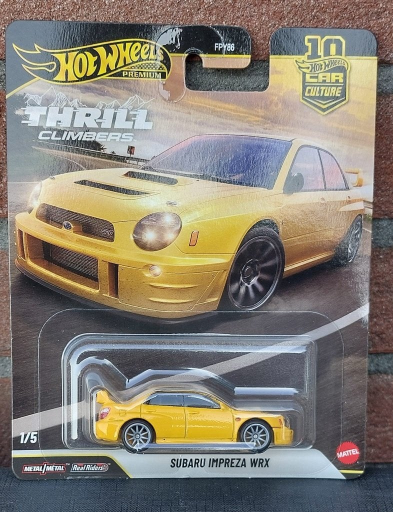 Hot Wheels 1/64 Subaru Impreza WRX, yellow JKF21, Ophalen of Verzenden, Nieuw, Auto