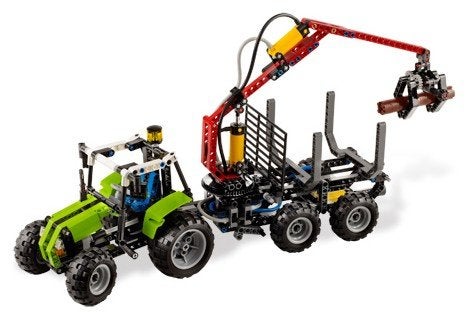 Lego 8049 Technic, Gebruikt, Lego, Inclusief instructies, Ophalen of Verzenden