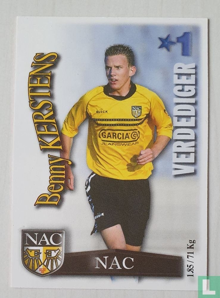 All Stars 2003 NAC - Benny Kerstens, Ophalen of Verzenden, Nieuw, NAC Breda, Spelerskaart