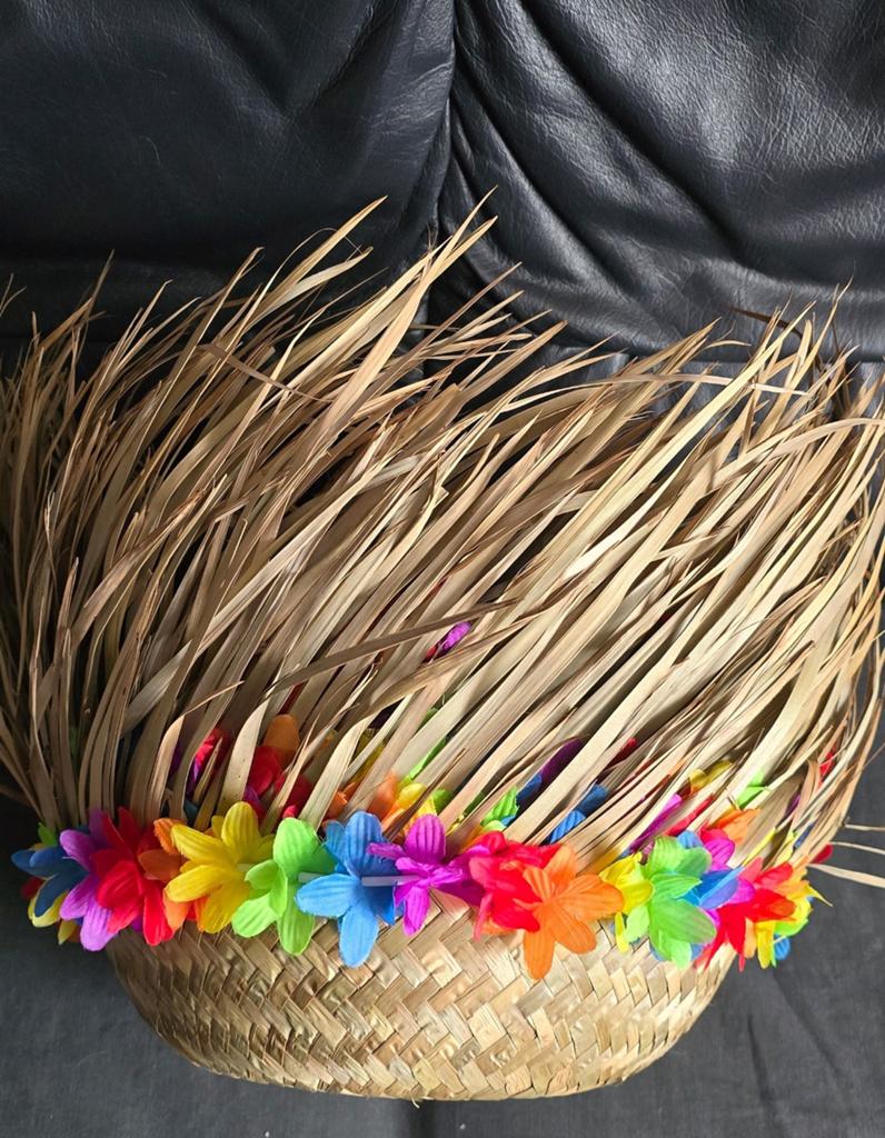 hawaii/ beach feest thema  hoeden, Hoed, Carnaval, Maat 42/44 (L), Ophalen of Verzenden