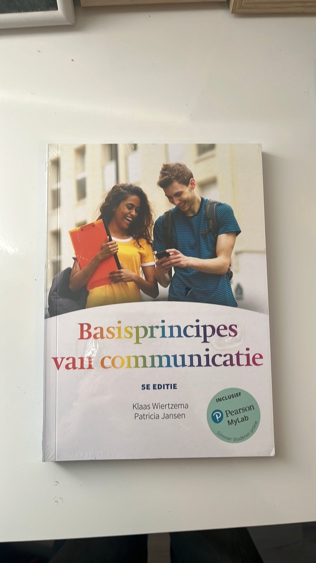 Basisprincipes van communicatie, 5e editie met MyLabNL toega, Boeken, Ophalen of Verzenden, Zo goed als nieuw, Klaas Wiertzema; Patricia Jansen