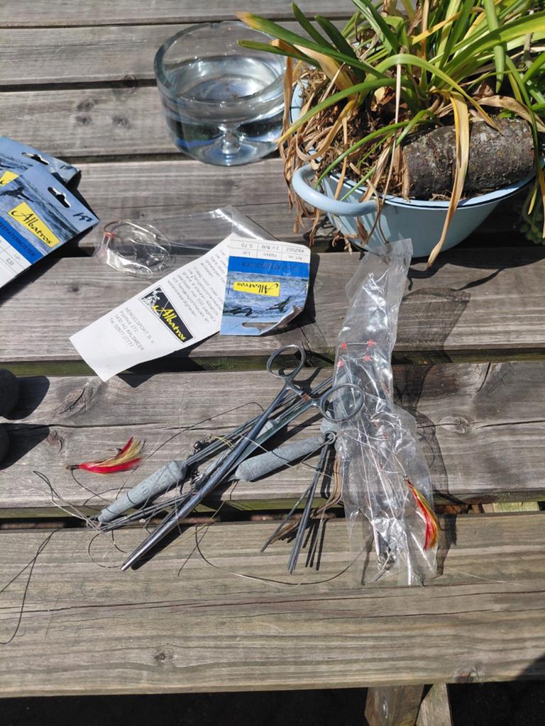 Vis hengels en andere visspullen, Ophalen of Verzenden, Gebruikt