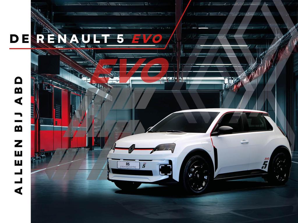 Renault 5 EVO Urban Range 120pk 40 kWh | Exclusief bij ABD |, Auto's, Renault, Stof, Origineel Nederlands, Nieuw, Automatische klimaatregeling