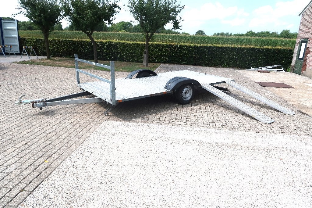 Aanhanger groot 4x2 plateauwagen  motortrailer boottrailer, Ophalen