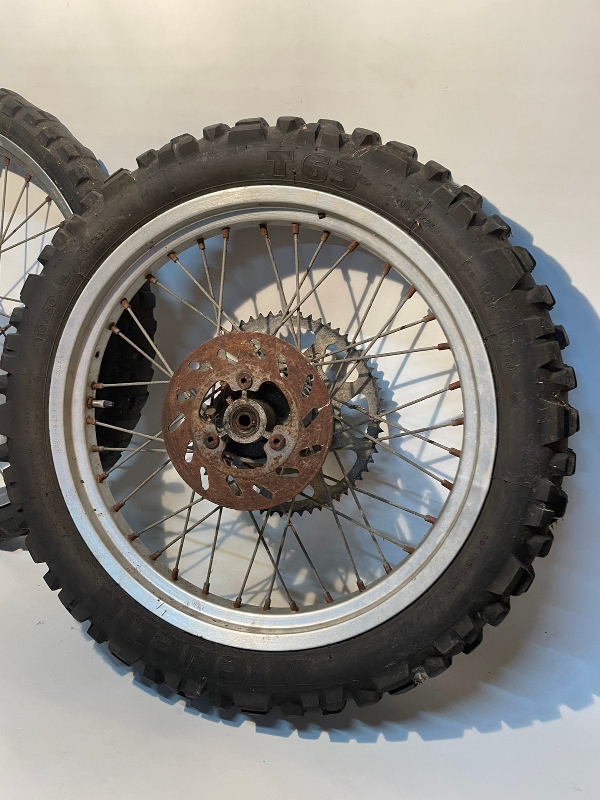Set 18/21 inch crosswielen voor Derbi Senda Extreme, Fietsen en Brommers, Gebruikt, Derbi, Overige typen, Derbi