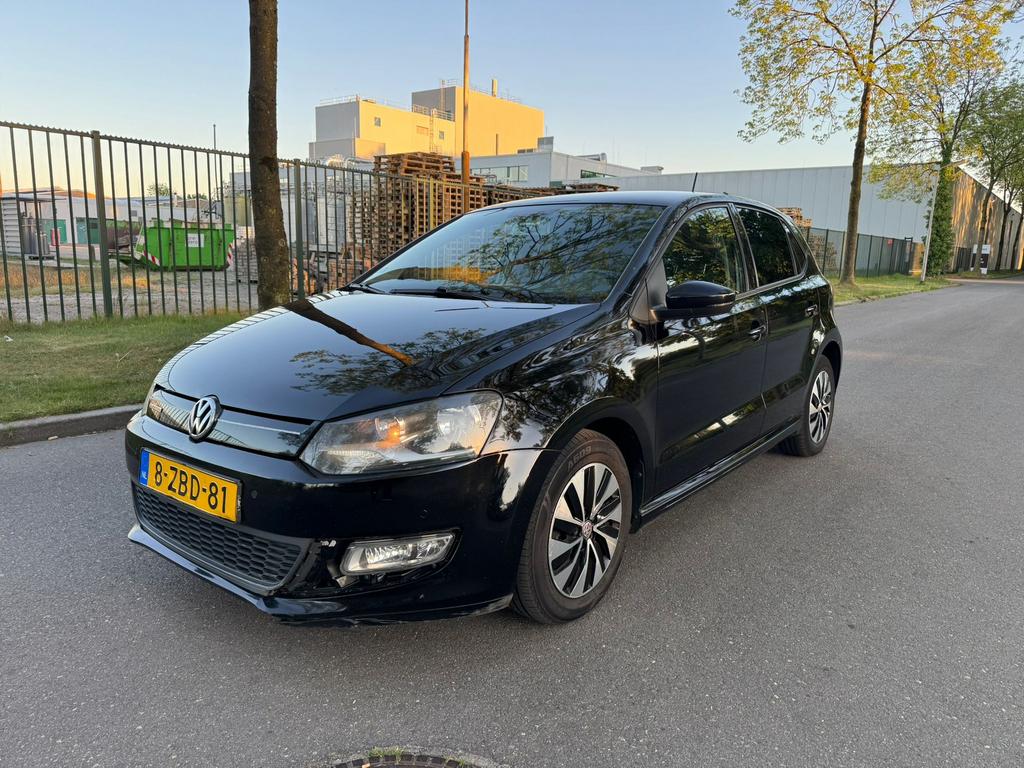 Volkswagen Polo 1.4 TDI 55KW BMT 2014 Zwart/NAP✅, Auto's, Voorwielaandrijving, Euro 5, Stof, 74 pk