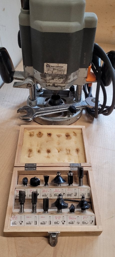 Elu Mof 177/100 Type 2 1600 W, Doe-het-zelf en Verbouw, Gereedschap | Freesmachines, Gebruikt, Ophalen of Verzenden, Bovenfrees