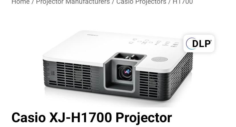 Casio XJ-H1700 led beamer., Audio, Tv en Foto, Beamers, Ophalen of Verzenden, Nieuw, DLP, Casio