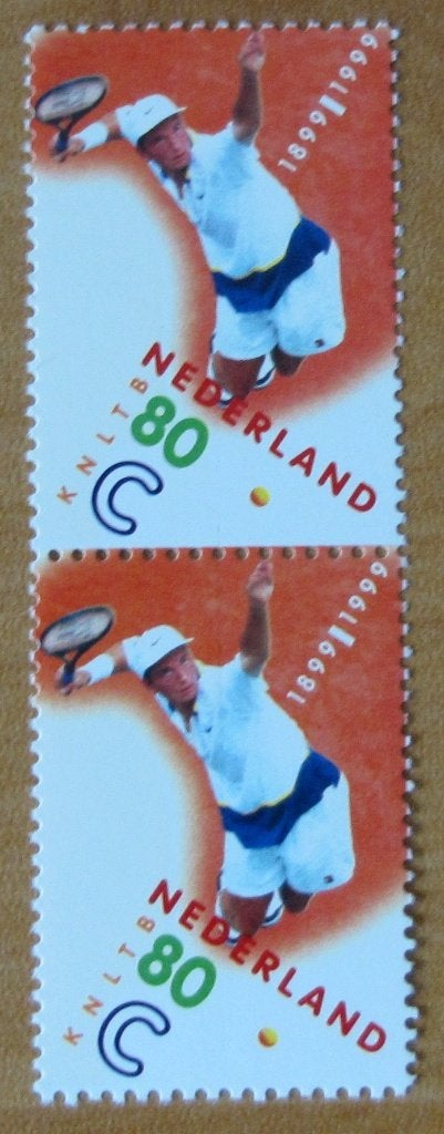 Nederland 1813 paartje v tennis., Postzegels en Munten, Verzenden, Postfris