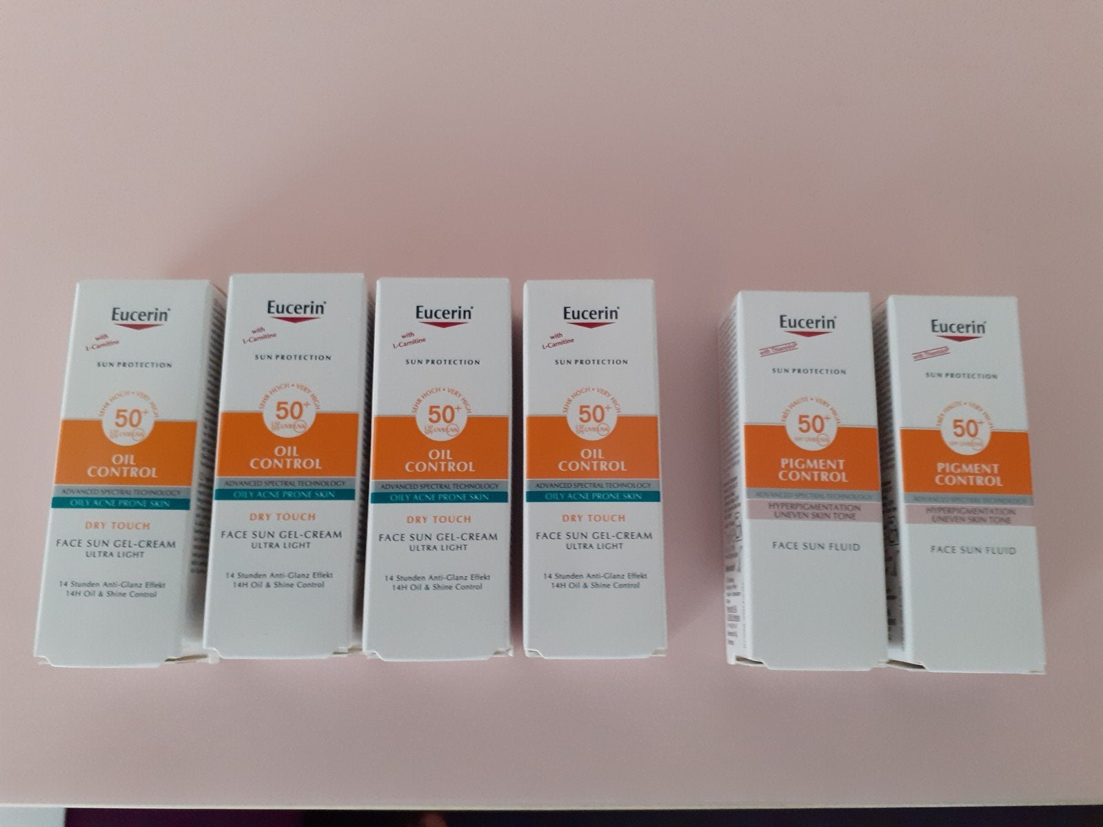 Eucerin miniaturen zonnebrand sunscreen, Verzenden, Nieuw, Gehele gezicht, Verzorging