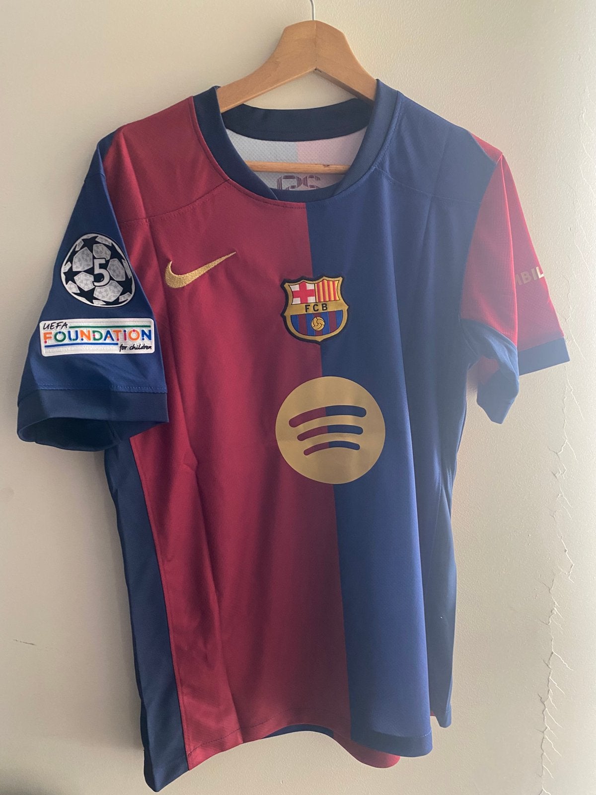 Mens size S Nike FC Barcelona Home STADIUM Jersey, Maat S, Ophalen of Verzenden, Nieuw, Shirt
