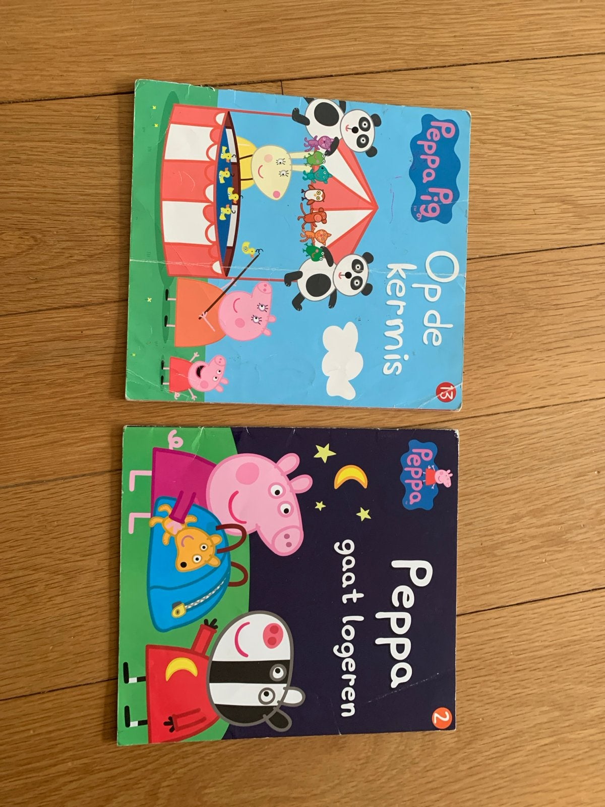 Peppa Pig Boekjes: Op de kermis & Gaat logeren (2 stuks), Ophalen, Gelezen, 2 tot 3 jaar
