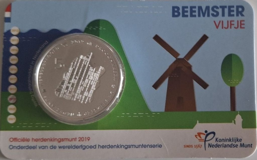 Coincard 2019 - Beemster Vijfje - UNC, Verzenden, Overige landen, 5 euro, Setje