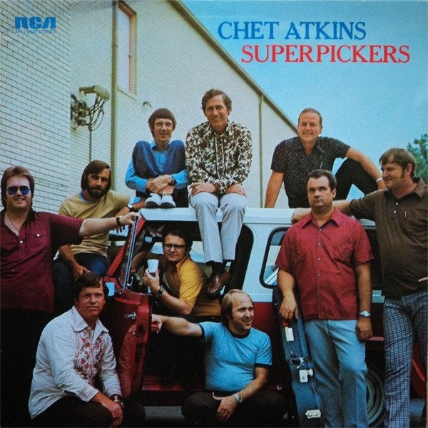 Chet Atkins  Superpickers  lp, LP, Gebruikt, Ophalen of Verzenden, Beschermende buitenhoes