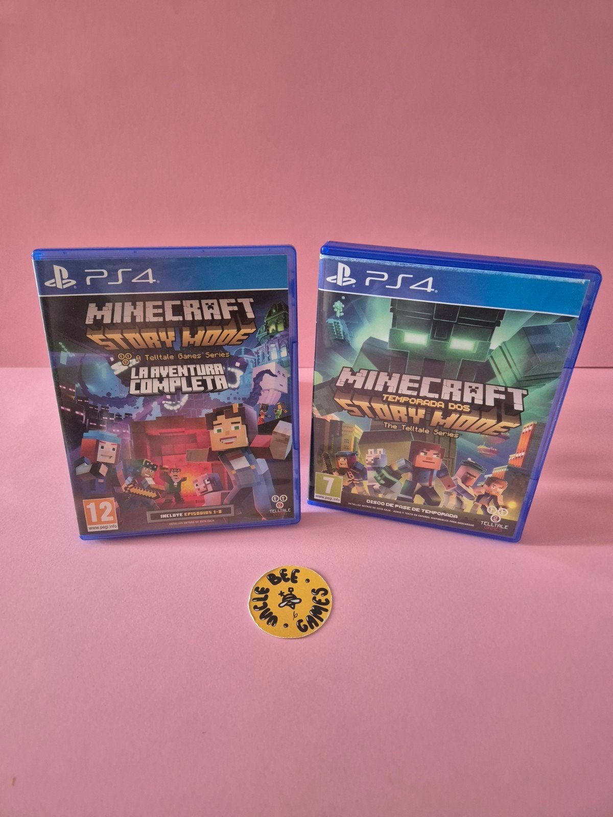 Minecraft Story Mode Season 1 & 2, Spelcomputers en Games, Avontuur en Actie, Gebruikt, Niet van toepassing, Verzenden