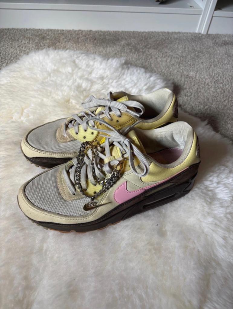 Nike air max 90 “ Cuban Link “ maat 40,5, Kleding | Dames, Schoenen, Ophalen of Verzenden, Zo goed als nieuw, Sneakers of Gympen