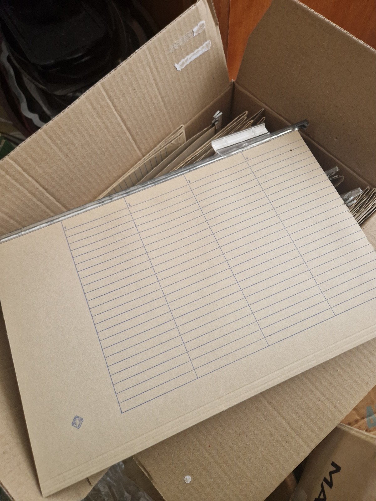 Hangmappen oud 2 dozen, Ophalen