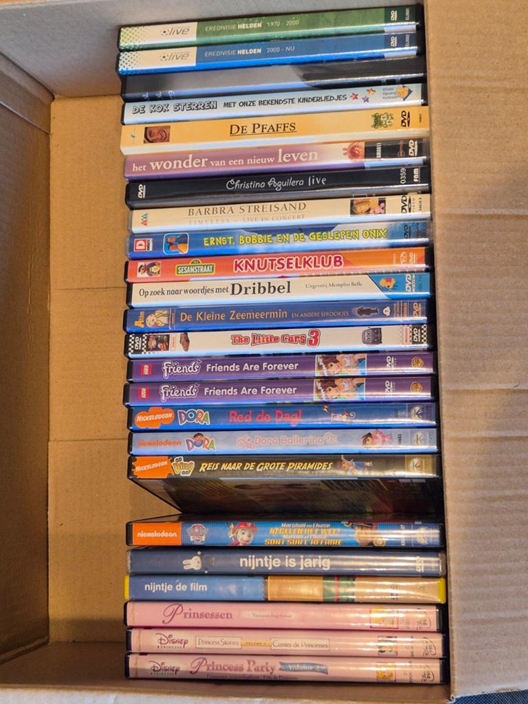 Grote collectie (kinder)films en series op DVD, Avontuur, Gebruikt, Alle leeftijden, Ophalen of Verzenden