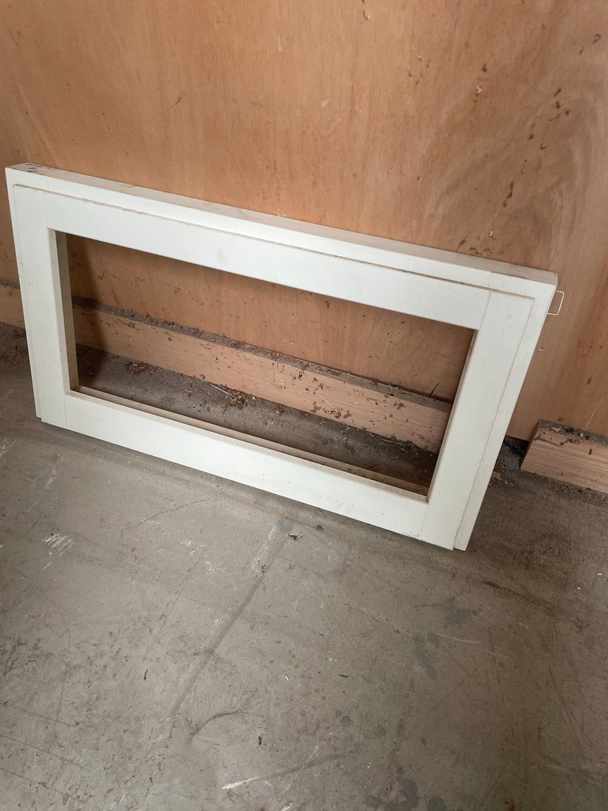 Raam 56mm dik, 685x380mm met buitensponning, Ophalen, Gebruikt, Gevelraam of Ruit, Minder dan 80 cm