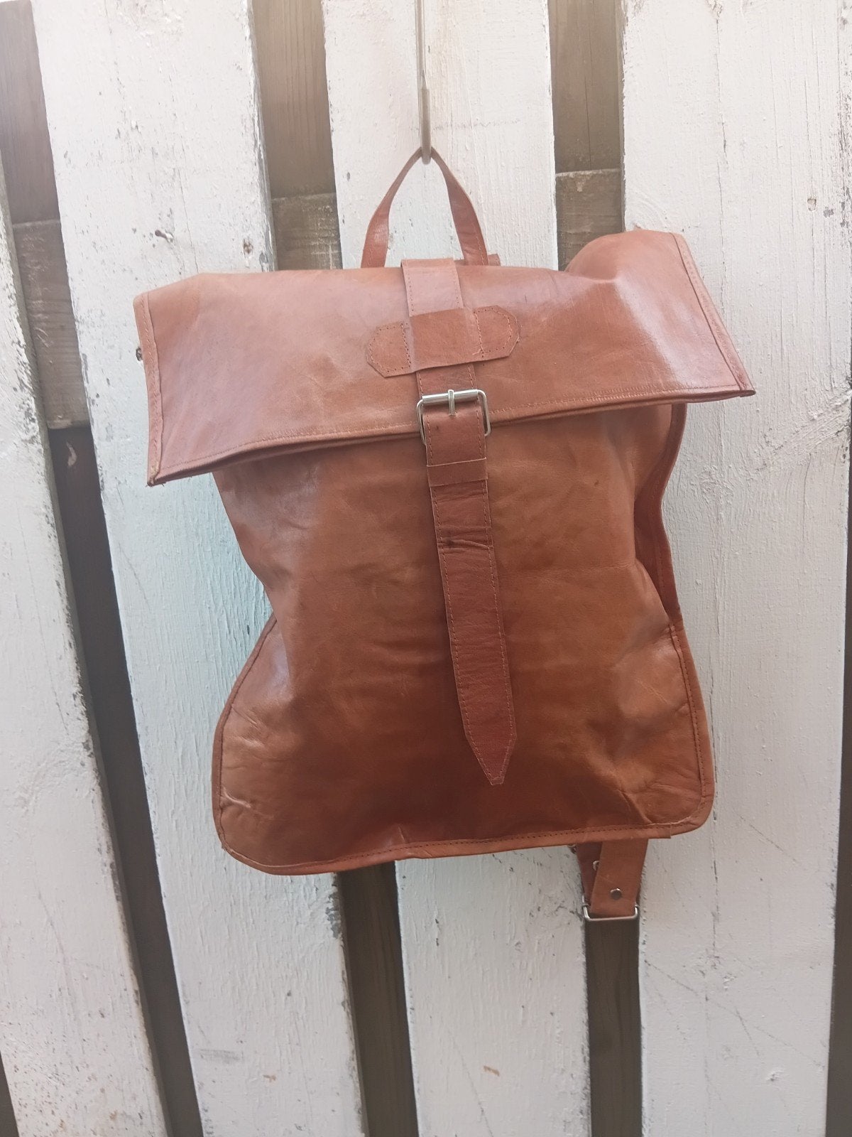 geitenleren rugzak oersterk Ghana gevoerd nu €25.00, Overige merken, 25 tot 40 cm, Nieuw, Ophalen of Verzenden