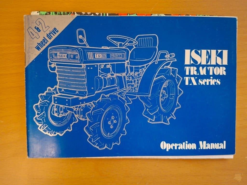 Bedieningshandleiding Iseki tractoren TX serie, Ophalen of Verzenden, Gelezen, Tractor en Landbouw