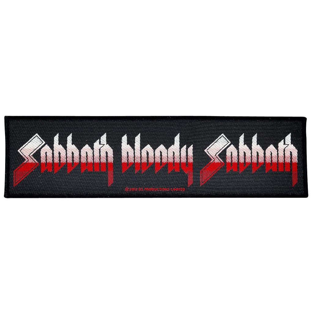 BLACK SABBATH ZEER MOOIE 2013 STRIP PATCH 48 5x20 CM OZZY, Verzenden, Nieuw, Kleding