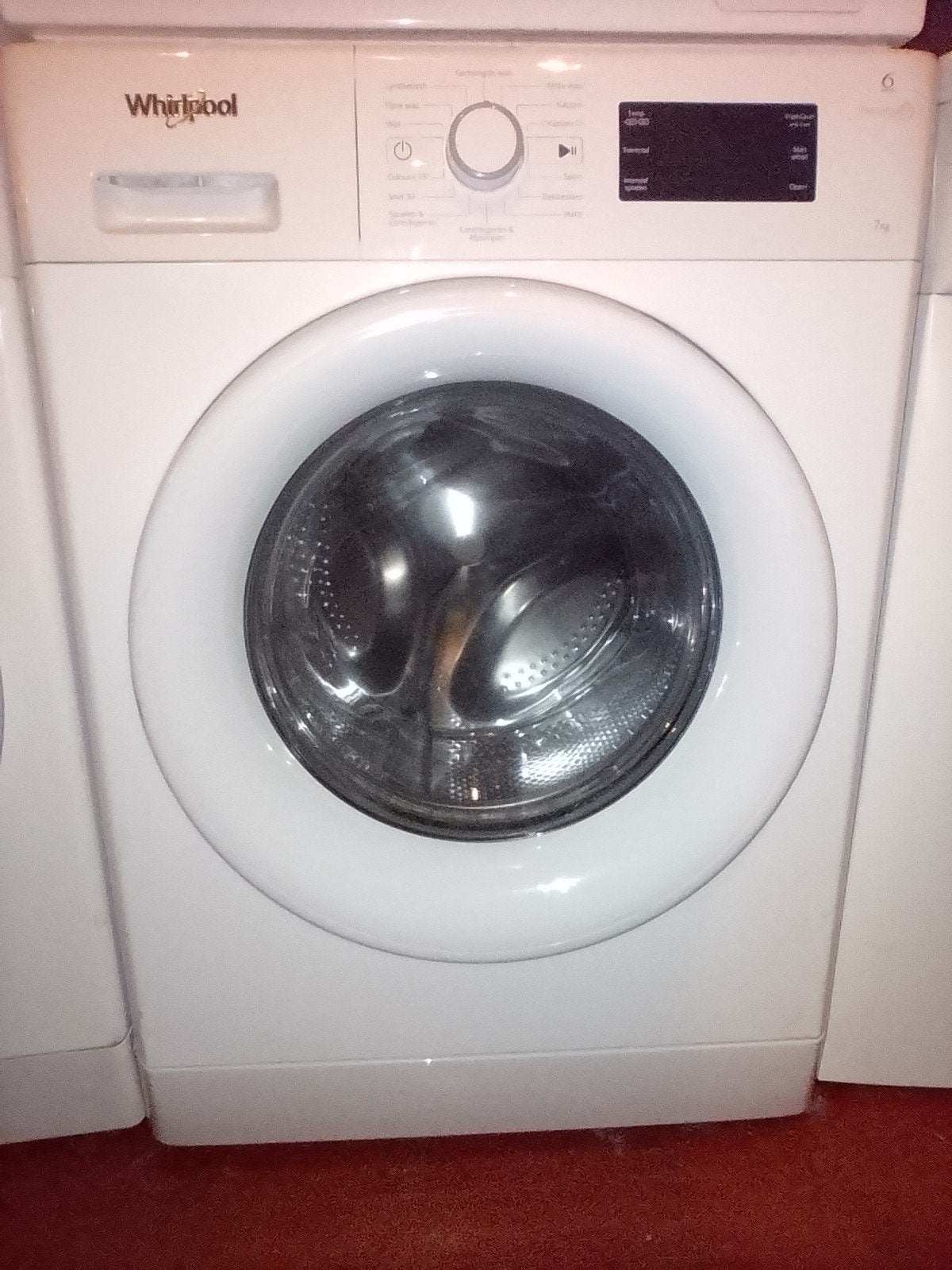 Whirlpool wasmachine 7 KG ( Met garantie), Energieklasse A of zuiniger, Ophalen of Verzenden, Zo goed als nieuw, Voorlader