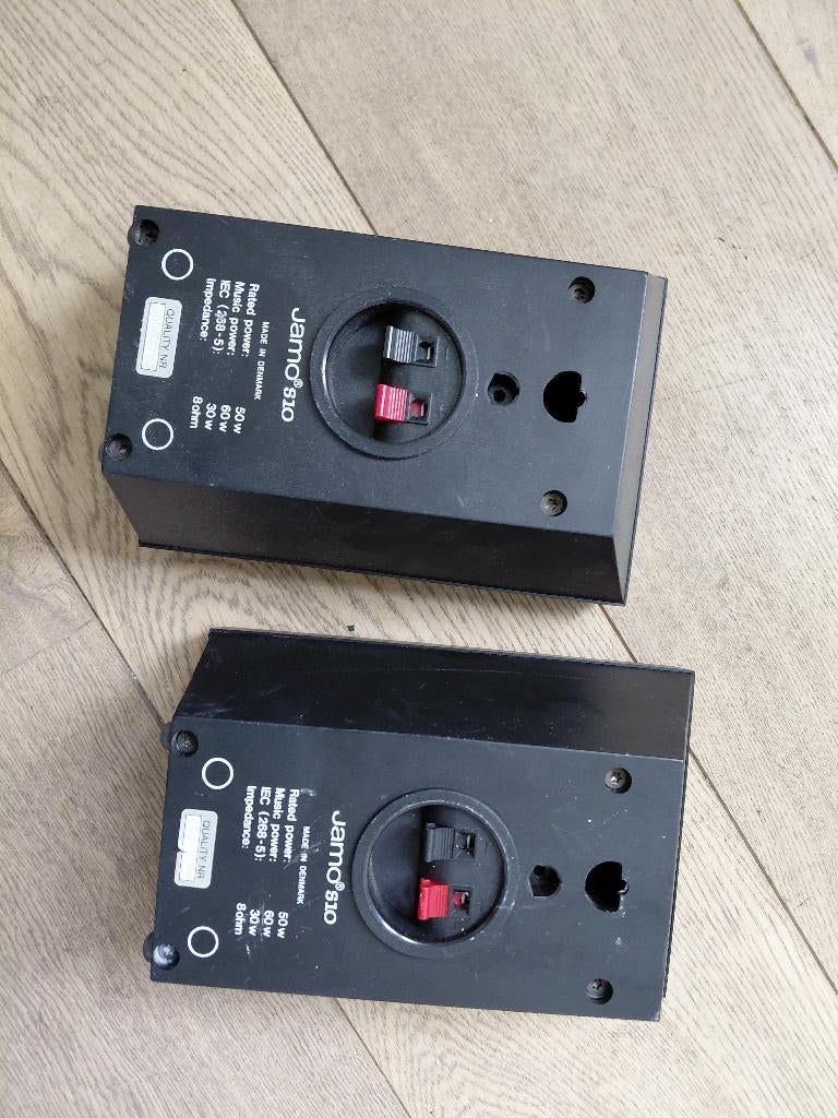 JAMO boxen, Gebruikt, Ophalen of Verzenden, 60 tot 120 watt, Front, Rear of Stereo speakers