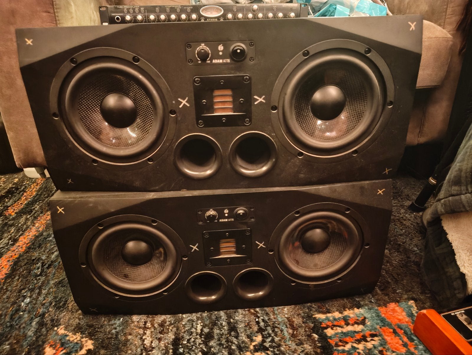 Adam A77X Studio Monitoren (Paar), Audio, Tv en Foto, Luidsprekers, Overige merken, Ophalen of Verzenden, Zo goed als nieuw, 120 watt of meer