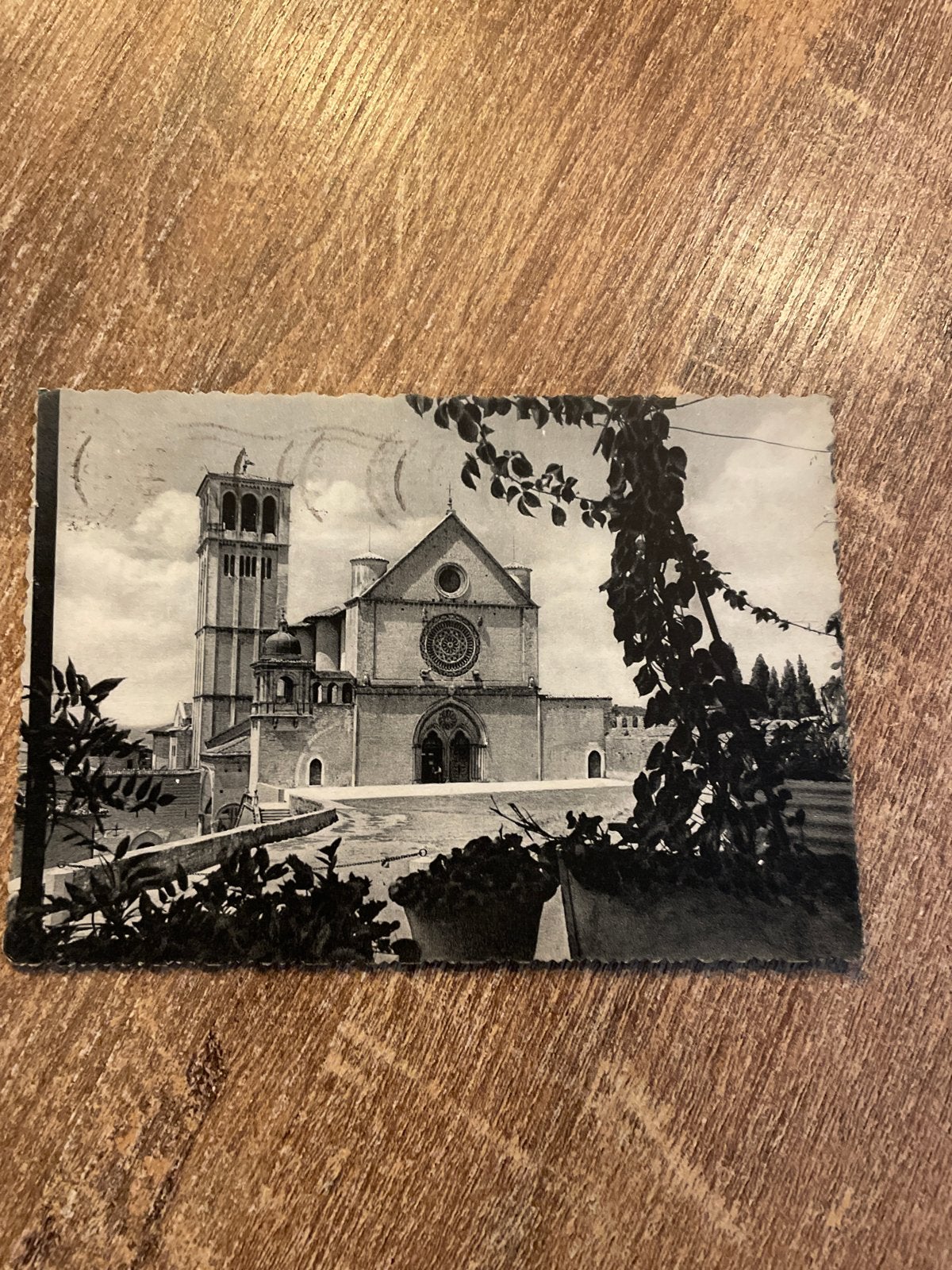 Oude ansichtkaart Assisi, Basilica di S. Francesco, Ophalen of Verzenden, Gelopen, Italië